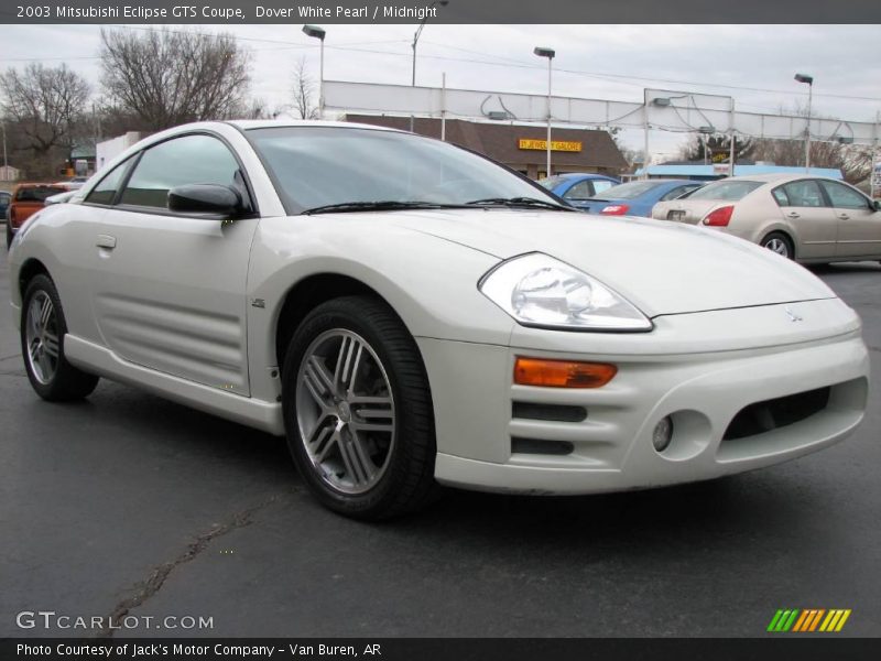 Dover White Pearl / Midnight 2003 Mitsubishi Eclipse GTS Coupe