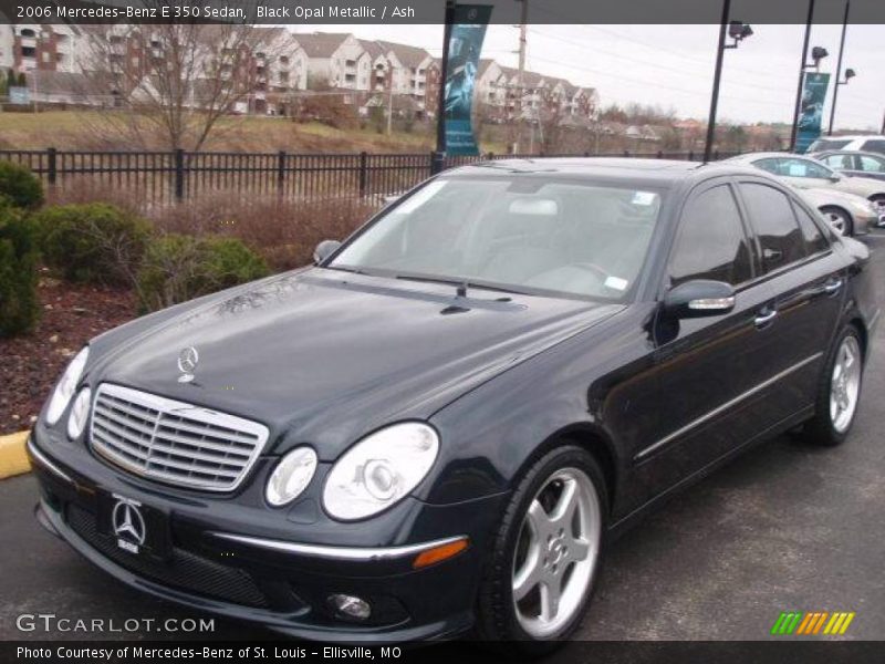 Black Opal Metallic / Ash 2006 Mercedes-Benz E 350 Sedan