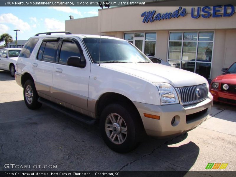 Oxford White / Medium Dark Parchment 2004 Mercury Mountaineer Convenience