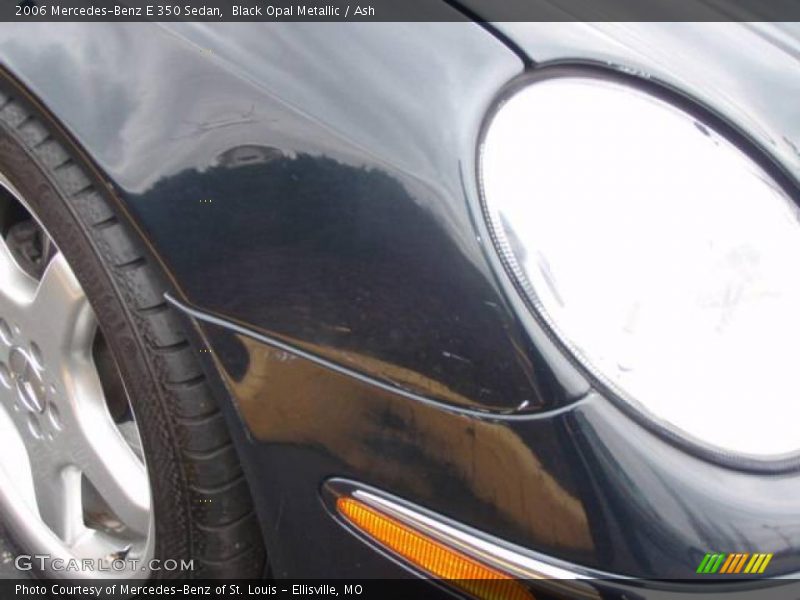 Black Opal Metallic / Ash 2006 Mercedes-Benz E 350 Sedan