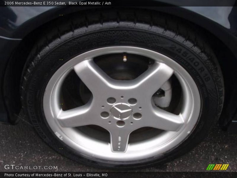 Black Opal Metallic / Ash 2006 Mercedes-Benz E 350 Sedan