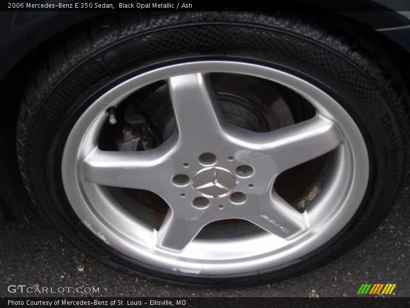 Black Opal Metallic / Ash 2006 Mercedes-Benz E 350 Sedan