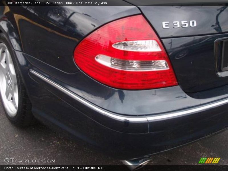 Black Opal Metallic / Ash 2006 Mercedes-Benz E 350 Sedan