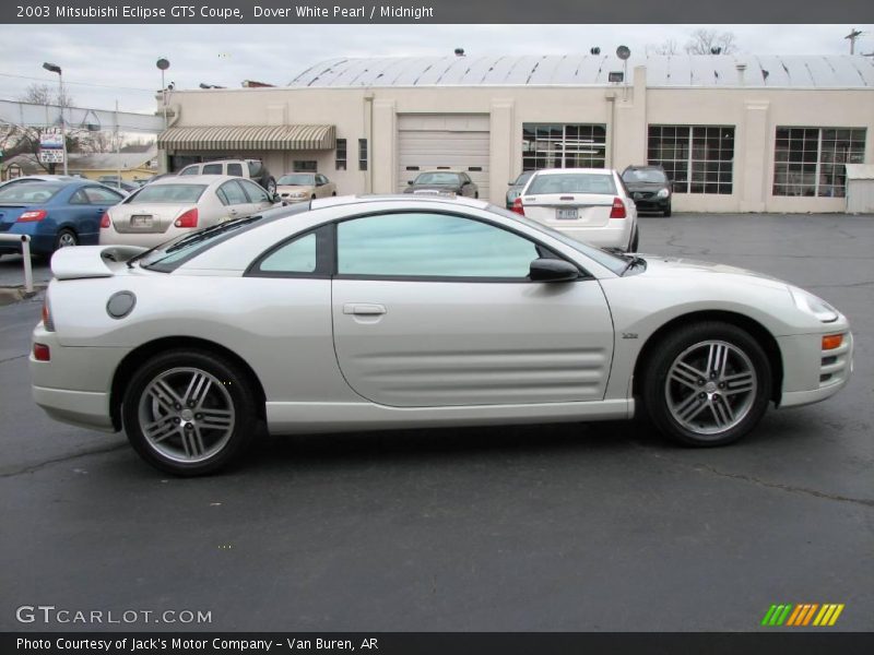 Dover White Pearl / Midnight 2003 Mitsubishi Eclipse GTS Coupe