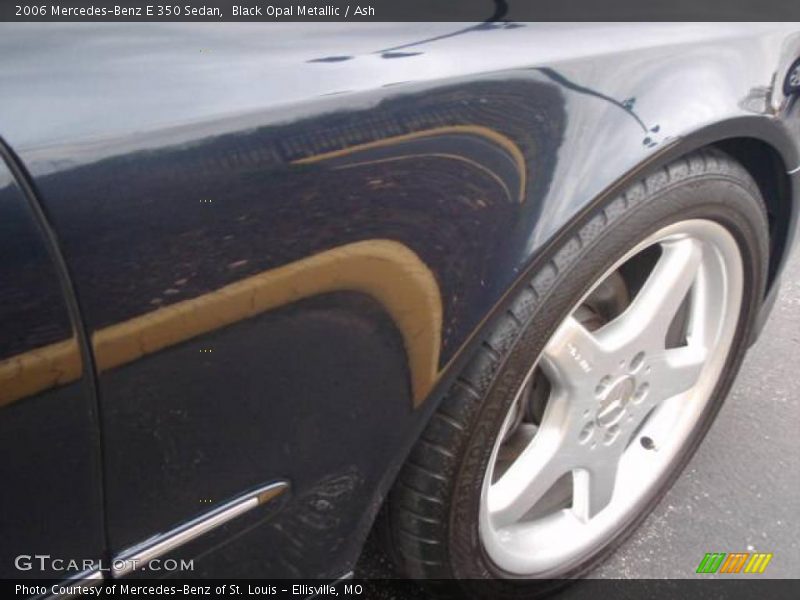 Black Opal Metallic / Ash 2006 Mercedes-Benz E 350 Sedan