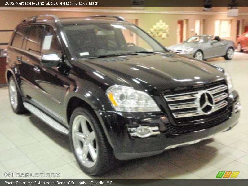 Black / Black 2009 Mercedes-Benz GL 550 4Matic
