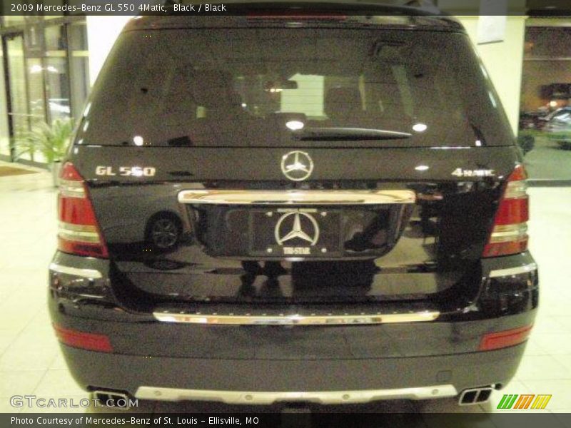 Black / Black 2009 Mercedes-Benz GL 550 4Matic
