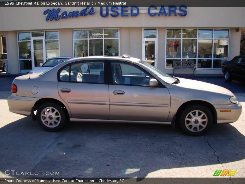 Sandrift Metallic / Medium Neutral 1999 Chevrolet Malibu LS Sedan