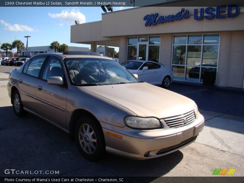 Sandrift Metallic / Medium Neutral 1999 Chevrolet Malibu LS Sedan