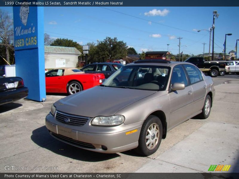 Sandrift Metallic / Medium Neutral 1999 Chevrolet Malibu LS Sedan