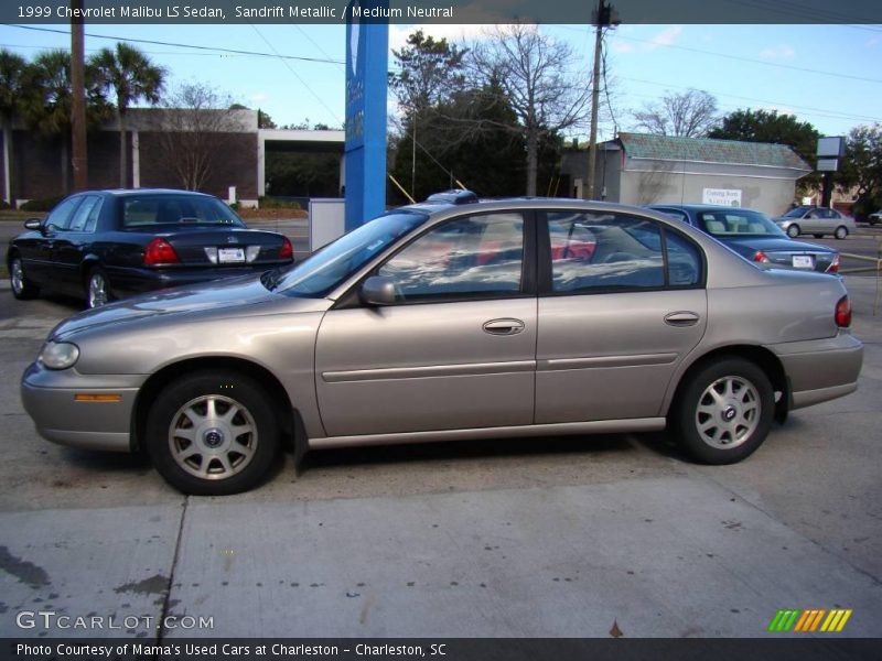 Sandrift Metallic / Medium Neutral 1999 Chevrolet Malibu LS Sedan