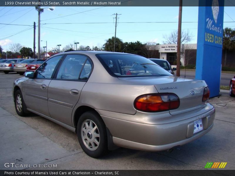 Sandrift Metallic / Medium Neutral 1999 Chevrolet Malibu LS Sedan