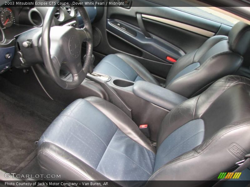 Dover White Pearl / Midnight 2003 Mitsubishi Eclipse GTS Coupe