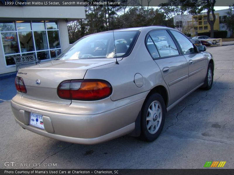 Sandrift Metallic / Medium Neutral 1999 Chevrolet Malibu LS Sedan