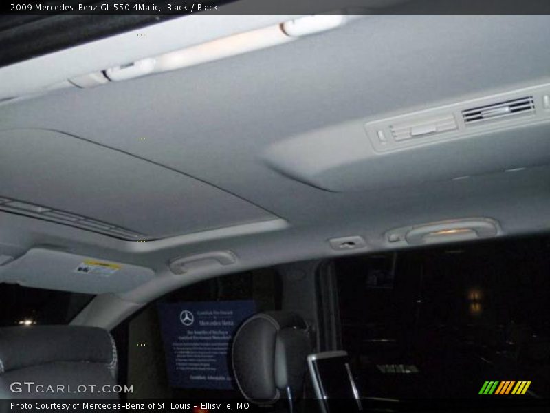 Black / Black 2009 Mercedes-Benz GL 550 4Matic
