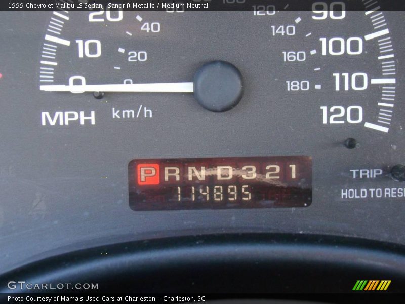 Sandrift Metallic / Medium Neutral 1999 Chevrolet Malibu LS Sedan