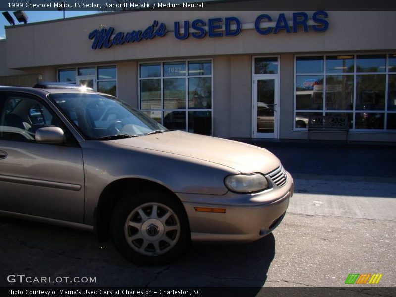 Sandrift Metallic / Medium Neutral 1999 Chevrolet Malibu LS Sedan