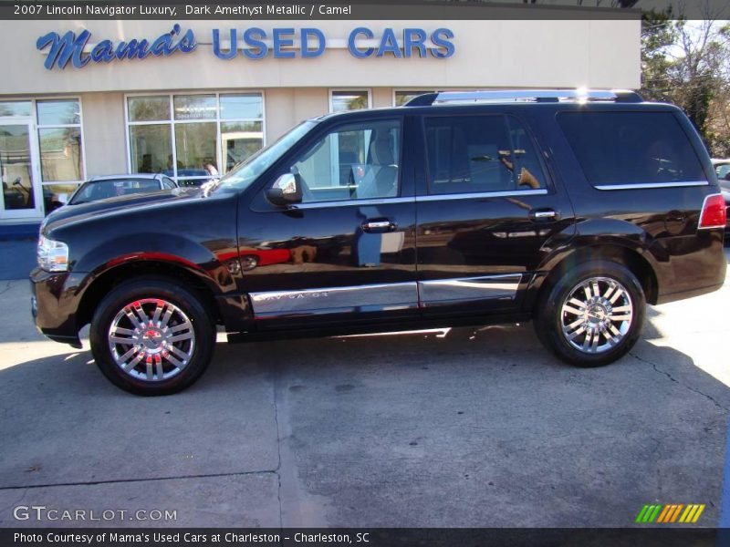 Dark Amethyst Metallic / Camel 2007 Lincoln Navigator Luxury