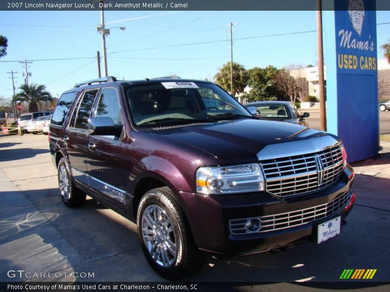 Dark Amethyst Metallic / Camel 2007 Lincoln Navigator Luxury