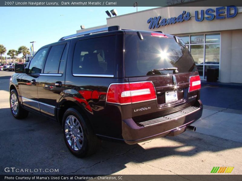 Dark Amethyst Metallic / Camel 2007 Lincoln Navigator Luxury