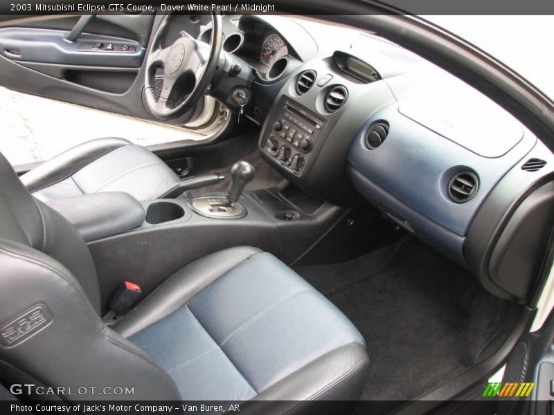 Dover White Pearl / Midnight 2003 Mitsubishi Eclipse GTS Coupe