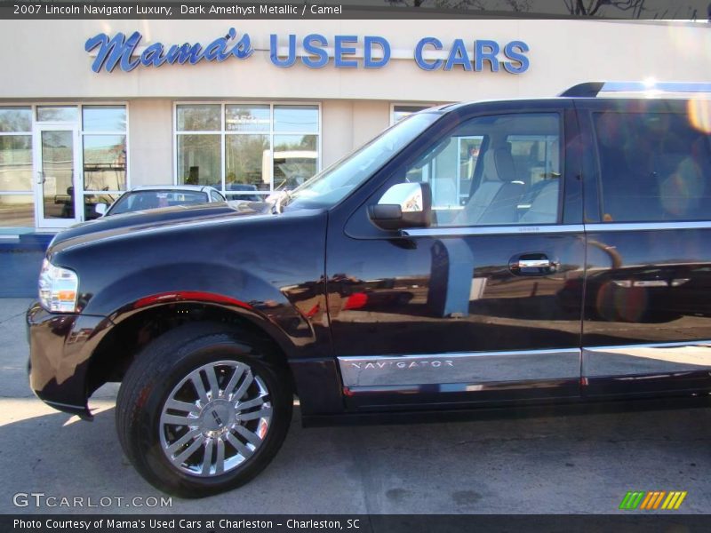 Dark Amethyst Metallic / Camel 2007 Lincoln Navigator Luxury