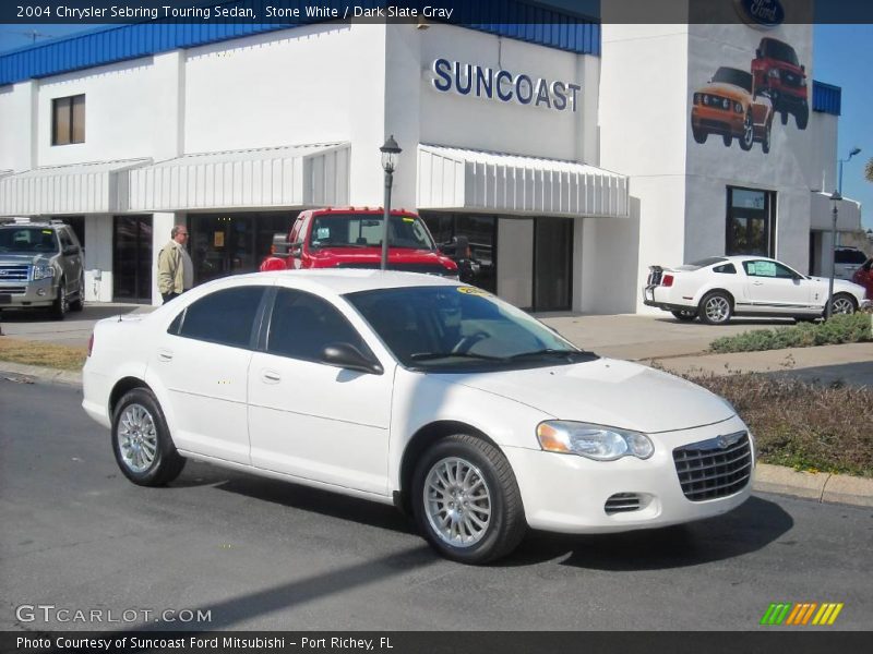 Stone White / Dark Slate Gray 2004 Chrysler Sebring Touring Sedan