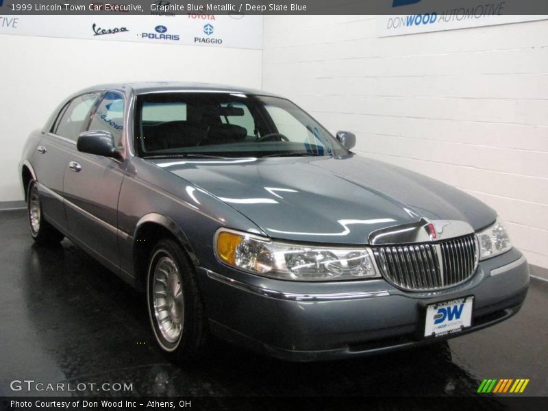Graphite Blue Metallic / Deep Slate Blue 1999 Lincoln Town Car Executive