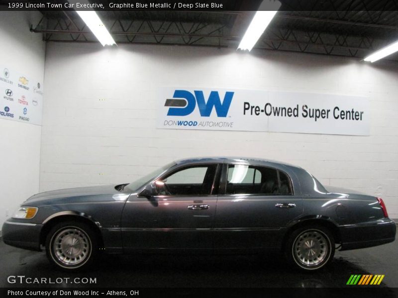 Graphite Blue Metallic / Deep Slate Blue 1999 Lincoln Town Car Executive
