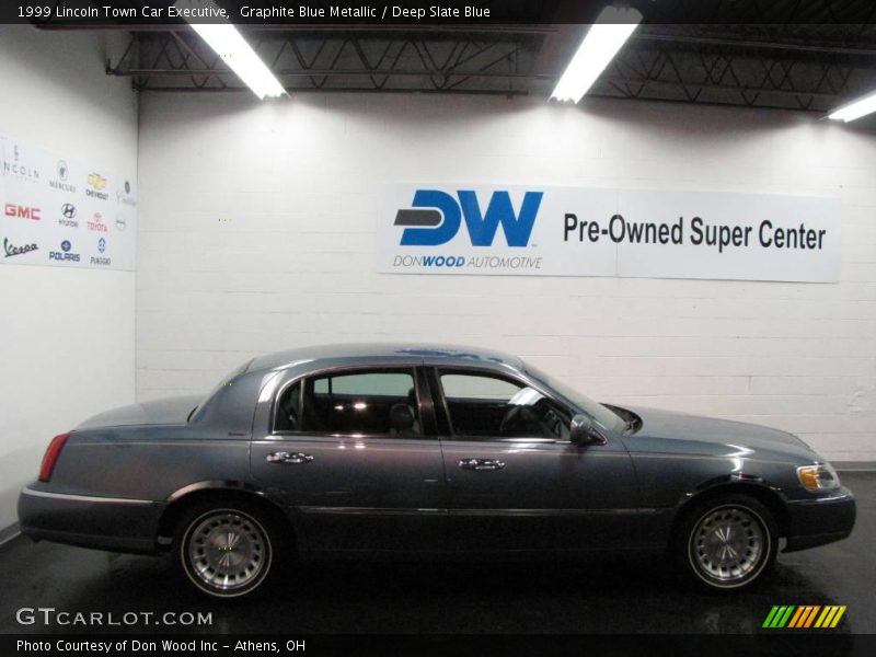 Graphite Blue Metallic / Deep Slate Blue 1999 Lincoln Town Car Executive