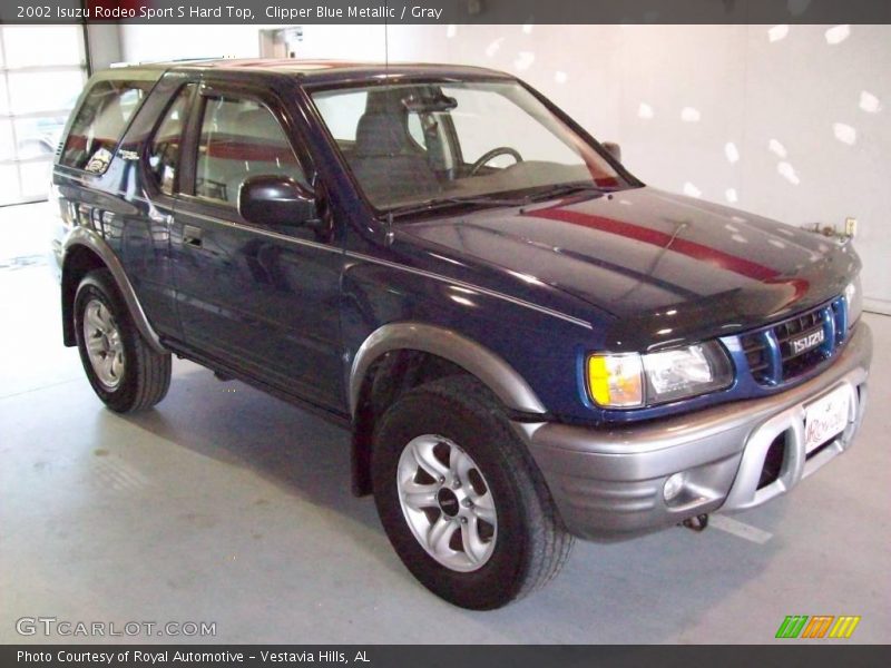 Clipper Blue Metallic / Gray 2002 Isuzu Rodeo Sport S Hard Top