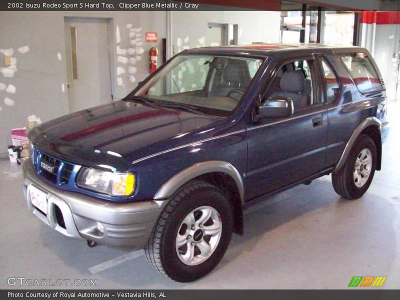 Clipper Blue Metallic / Gray 2002 Isuzu Rodeo Sport S Hard Top