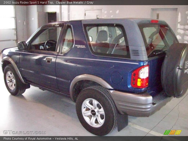 Clipper Blue Metallic / Gray 2002 Isuzu Rodeo Sport S Hard Top