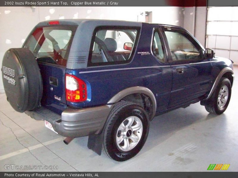 Clipper Blue Metallic / Gray 2002 Isuzu Rodeo Sport S Hard Top