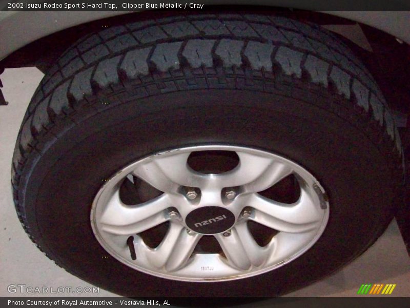 Clipper Blue Metallic / Gray 2002 Isuzu Rodeo Sport S Hard Top