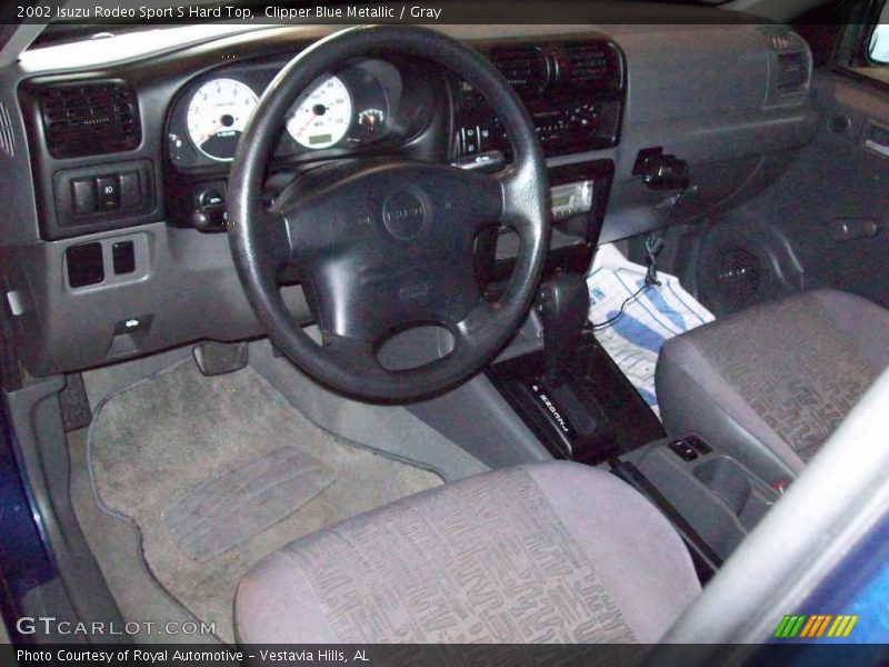 Clipper Blue Metallic / Gray 2002 Isuzu Rodeo Sport S Hard Top