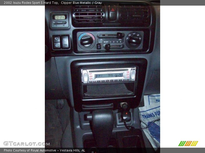 Clipper Blue Metallic / Gray 2002 Isuzu Rodeo Sport S Hard Top