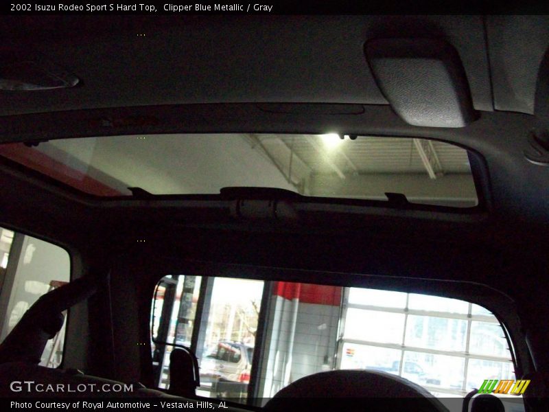 Clipper Blue Metallic / Gray 2002 Isuzu Rodeo Sport S Hard Top