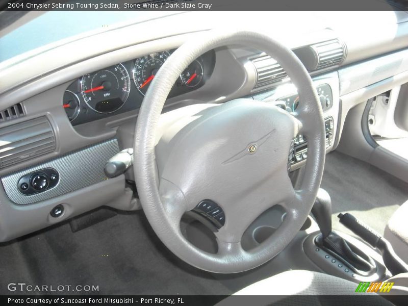 Stone White / Dark Slate Gray 2004 Chrysler Sebring Touring Sedan
