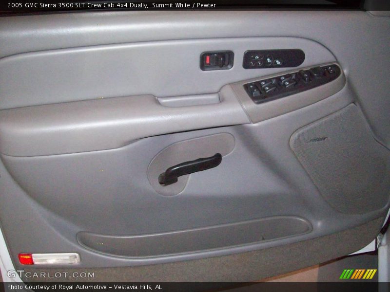 Summit White / Pewter 2005 GMC Sierra 3500 SLT Crew Cab 4x4 Dually