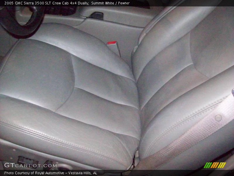 Summit White / Pewter 2005 GMC Sierra 3500 SLT Crew Cab 4x4 Dually