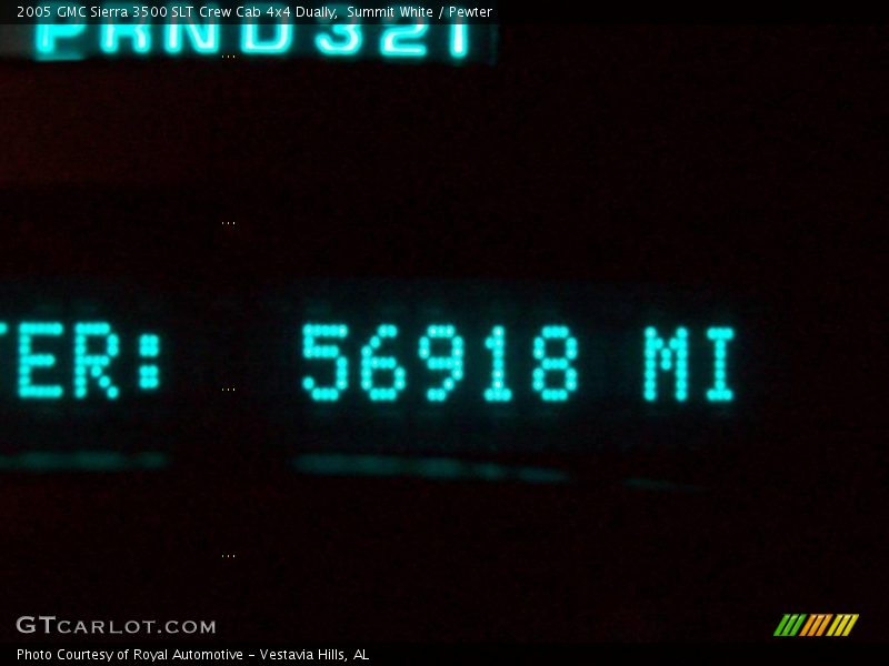 Summit White / Pewter 2005 GMC Sierra 3500 SLT Crew Cab 4x4 Dually