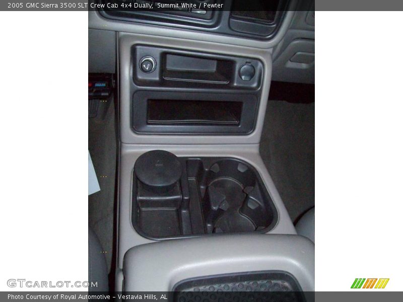 Summit White / Pewter 2005 GMC Sierra 3500 SLT Crew Cab 4x4 Dually