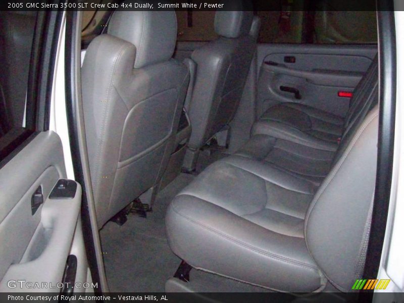 Summit White / Pewter 2005 GMC Sierra 3500 SLT Crew Cab 4x4 Dually