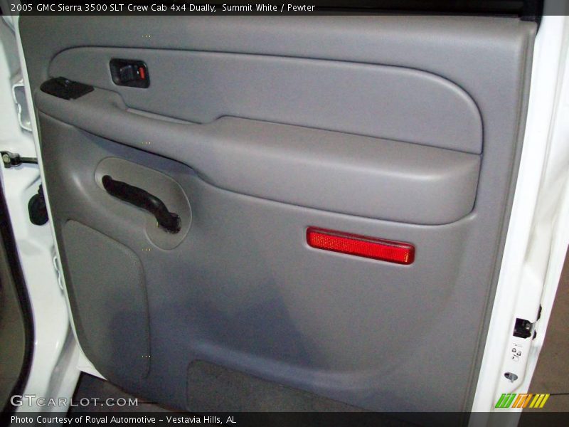 Summit White / Pewter 2005 GMC Sierra 3500 SLT Crew Cab 4x4 Dually