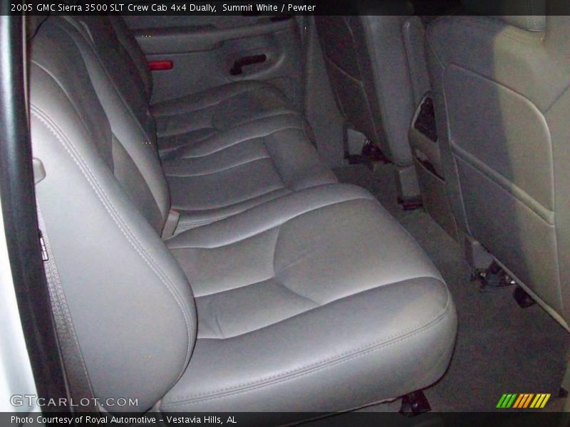 Summit White / Pewter 2005 GMC Sierra 3500 SLT Crew Cab 4x4 Dually