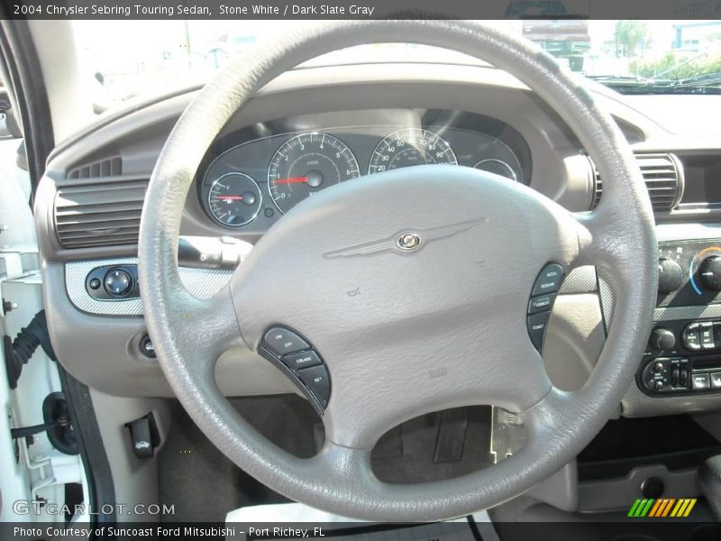 Stone White / Dark Slate Gray 2004 Chrysler Sebring Touring Sedan