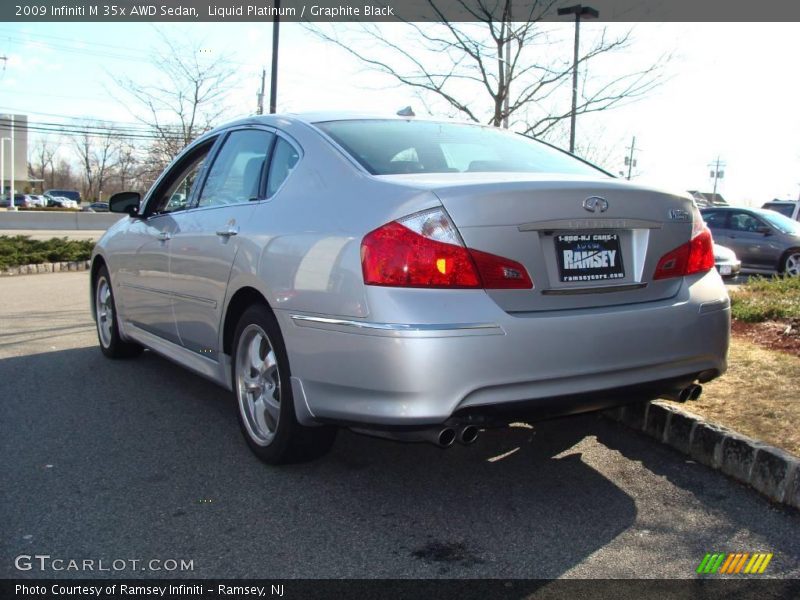 Liquid Platinum / Graphite Black 2009 Infiniti M 35x AWD Sedan