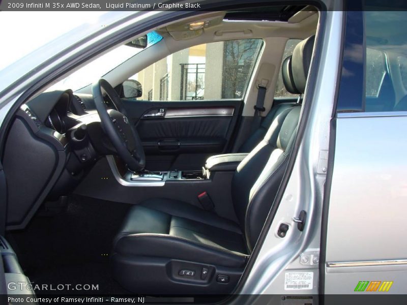 Liquid Platinum / Graphite Black 2009 Infiniti M 35x AWD Sedan