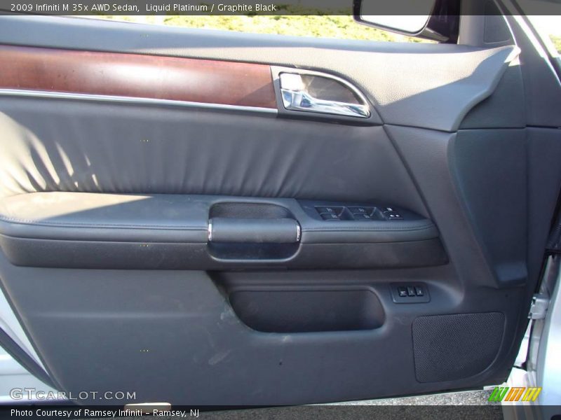 Liquid Platinum / Graphite Black 2009 Infiniti M 35x AWD Sedan
